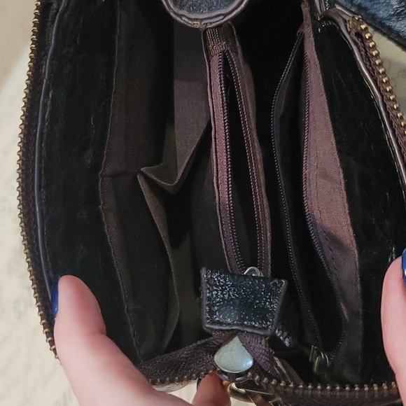 Leather Rose Crossbody or Shoulder Mini Purse - Picture 4 of 4